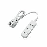 (まとめ) エレコム 電源タップ T-S02-2420WH〔×5セット〕