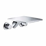 Axor 18115001 Massaud Wall Mounted Widespread Faucet Long, Chrome [並行輸入品]