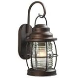 Hampton Bay Harbor 1-light Outdoor Copper Small Wall Lantern [並行輸入品]