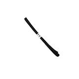 【1ｍ】平ゴム【Ａ-type】カラー平ゴム【全9色】【8コール/巾約5ｍｍ/1ｍ/国産品】ラッピングゴム・ブックバンドなど用途に合わせて使い方いろいろ！ カラー：9-黒