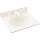 Swanstone vt1b1719 – 012 Night Sky 17 " x19 "楕円Vanity Top