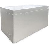 Amazon 発泡スチロール 箱 肉厚 保温冷凍箱 １セット５５０ ３５０ ２８５mm 内容量３4リッター ヤマタミ クーラーボックス