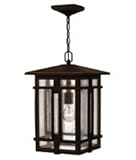 Hinkley照明1962-led 1ライトLEDアウトドアFull Sizedペンダントwithクリアシード、 1962OZ-LED 1