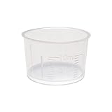 【ASAHIDOプロダクツ】【10mlタイプ（最大15ml） 10個入り】塗料&接着剤調合に 計量カップ プラスチック透明液体計量カップ 使い捨て混合カップ ディスポーザブル disposable