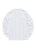 [シップス] 抗菌 防臭 NANO-FINE(R) ハイゲージ コットン ロングスリーブ Vネック Tシャツ ロンT メンズ 112031417 ホワイト 白 L