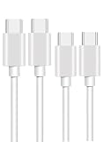 ProZero usbc usbc ケーブル タイプc 【2本セット 1m+1m】 iphone 15 充電ケーブル 100w ctoc pd急速充電 データ転送 MacbookPro/iPad Pro&Air/GalaxyなどType C機種対応 白