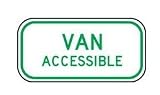 Sign Van Accesible Reflective