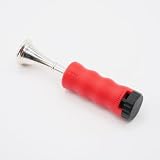 ホルン マウスピース 練習用 ブラスバズトレーナー 【2025年 新モデル】 金管楽器 バズィング 練習 器具 ウォームアップ BRASS DESIGN (カラー: Red 赤)
