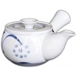 砥部焼 梅山窯　平急須（太陽）