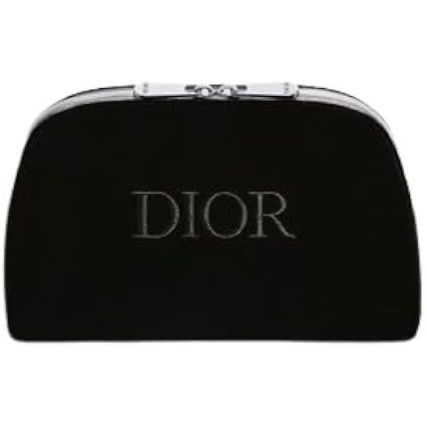 Amazon.co.jp: クリスチャンディオール Dior コスメポーチ フラット 黒 