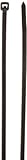 Aviditi CTUV540 Nylon UV Stabilized Cable Tie, 5-1/2 Length x 0.14 Width, Black (Case of 1000) by Av