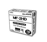 ALLWAYS 3.5インチ フロッピーディスクメディア 1.44MB 10枚 FD35-AW