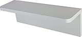 壁掛け棚 エルシェルフ2 パステル淡シリーズ 石膏ボード専用取り付け金具付き 幅45cmX奥行13cm(ミストホワイト)