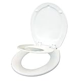 Bemis 1483slow細長いNextstepホワイトSlow Closing Potty Seat