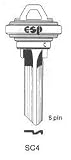 sc19 Keyblank Schlage