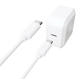 ラディウス radius RK-UPA18W 18W Type C Adapter(Support USB-PD3.0) 分離 + Type-C to Type-C 1m Cable(USB2.0) 付属 White RK-UPA18W