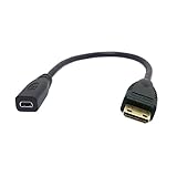 chenyang タイプD Micro HDMI v1.4ソケットメスからタイプCミニHDMIオスコンバーターアダプターケーブル 10cm