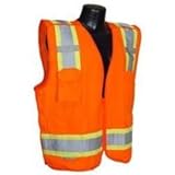 Radians SV46O5X Class 2 Breakaway Survey Safety Vests, Two Tone Orange, 5 Extra Large by Radians