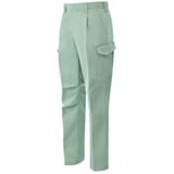 ワンタックカーゴパンツ 制電ソフトツイル アースグリーン ウエスト73cm
