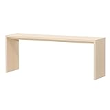 岩附(IWATSUKI) コンソールテーブル ライトナチュラル 幅180cm 奥行44.5 高さ70.2 幅木よけ加工無し オーダー OC-70180DLN