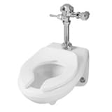マンスフィールド配管1301 wall-mount Commercial Spudトイレボウル、ホワイト