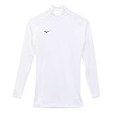 ミズノ バイオギア BIOGEAR シャツ レディース ハイネック 長袖 コンプレッション(BK-ブラック、M)