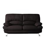 ソファー 2.5人掛け【Liveral】ダークブラウン スチール脚 ハイバックソファ【Liveral】リベラル【代引不可】 生活用品 インテリア 雑貨 インテリア 家具 ソファ 二人掛けソファ 合成皮革 soz1-40105048-1160