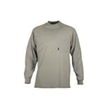 カジメイク COOLCOMFORT 長袖ローネックシャツ シルバーグレー 3L 6701693L