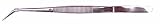 C-MON 06 Precision Tweezers, Bent Tips/Serrated Points, 6-Inch [並行輸入品]