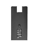 CRLブラックエンドキャップfor 4 "正方形1 / 2 "ガラスwedge-lockドアレール