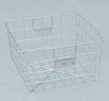 保育学校用品　ステンレス食器カゴ　熱風保管庫用食器・器具カゴ