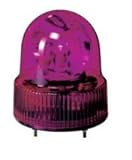 パトライト 小型回転灯DC12V(φ118)紫 SKH-101A-P