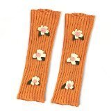Wrapables Children's Flower Fairy Costume Leg Warmers Orange Orange [並行輸入品]