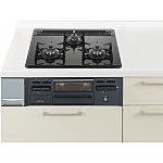 Panasonic ガスコンロ W600ガラストップ片面焼黒 キッチン用 商品