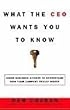 What the CEO Wants You to Know : How Your Company Really Works [Hardcover]