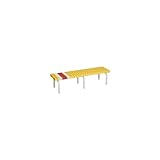 樹脂座面ベンチ１5０cm 黄 MT-005-S3