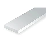 エバーグリーン プラ素材 平棒 板厚0.5x幅2.0mm 長さ35cm (10本入り)