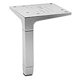 4 3 / 4 " off-set Fountainペンニッケルデザイナー家具脚 – クローム