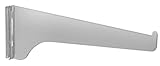 Knape & Vogt 180ANO 8" Shelf Brackets, 8", Chrome [並行輸入品]