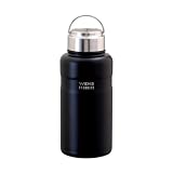 アトラス 水筒 750ml 保冷 保温 真空断熱 ステンレス マグボトル 軽量 直飲み 洗いやすい アウトドア WENS ウェンズ ブラック 白湯 AWPB-750BK