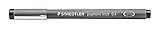 ステッドラー(STAEDTLER) 水性ペン ピグメントライナー ブラック 0.4mm 10本 308 04-9