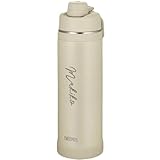 サーモス 水筒 真空断熱スポーツボトル 1リットル 1.5リットル 名入れ シンプルフォント FJU-1000 FJU-1500 1L 1.5L 食洗機対応 (1.5L/サンド)