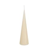 カメヤマ キャンドル ネオブラッシュコーン180 (6コ入り) #アイボリー SY097501-030
