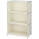 アンドローネ　Freesシェルフ　W768×D400×H1205mm　ホワイト　A16418　WH　1台