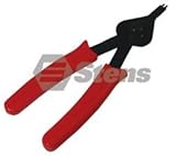 Stens 750-497 Snap Ring Pliers, 0.07' Diameter Tips, 8' Length, Convertible for Either Internal or E