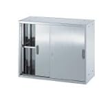 トラスコ中山 (TRUSCO) 　ステンレス引違戸保管庫９００×４００×７２０ STS47