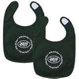 Baby Fanatic Team Color Bibs, New York Jets, 2-Count (Discontinued by Manufacturer) by Baby Fanatic 
