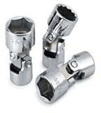 SK Hand Tool 43405 12 Point 1/4-Inch Drive Flex Socket, 5mm, Chrome by SK Hand Tool