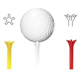 PGAツアー低摩擦ゴルフTシャツ – レッド、2.25インチby PGA