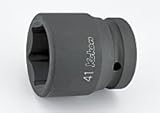 山下工業研究所(Ko-ken) インパクトソケット 6角 18401M-50 差込角:25.4×50×全長:70mm 薄肉